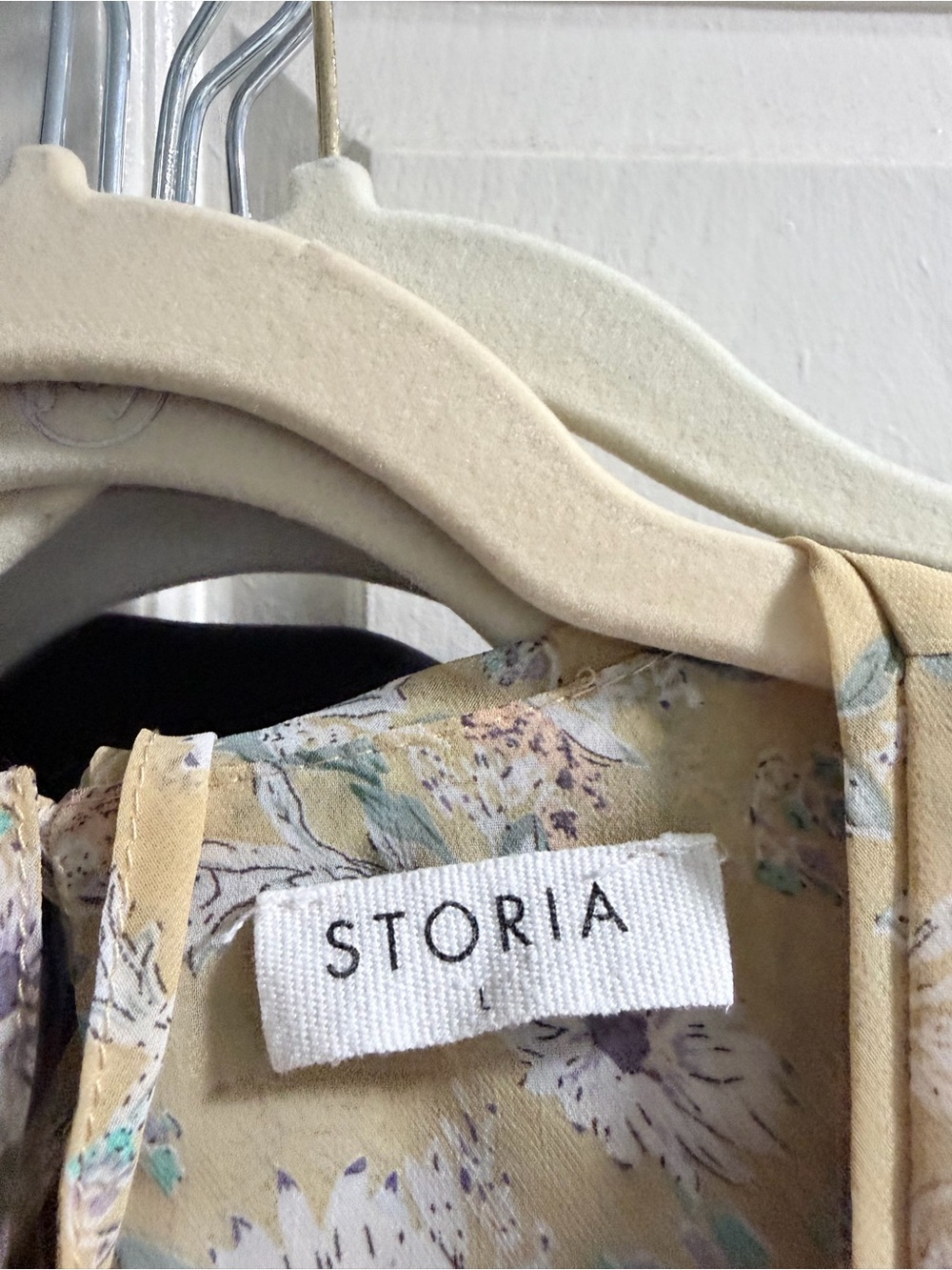 Storia Yellow Floral V-Neck Ruffle Maxi Dress - Picture 6 of 6